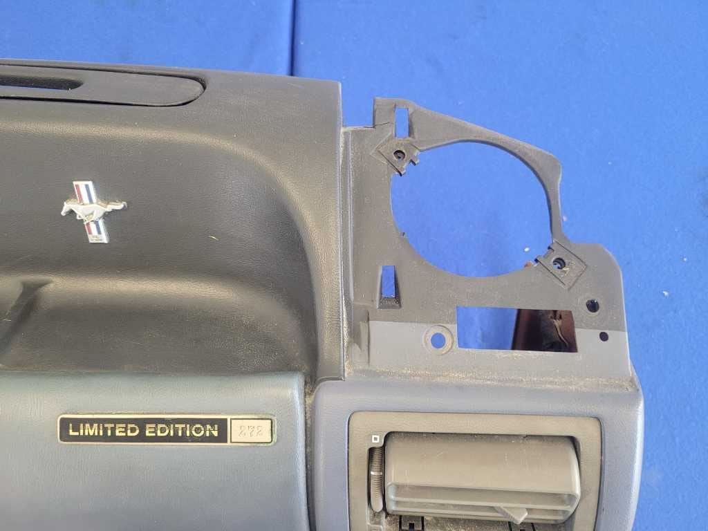 1990 Ford Mustang GT Mclaren Convertible Front Dashboard Panel Dash Frame 2603 - The Parts Farm