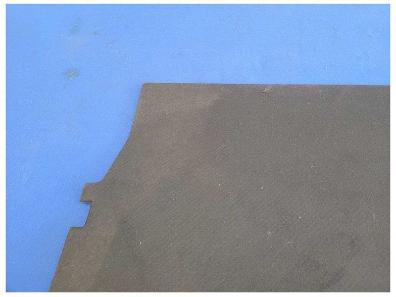 2001-2006 BMW M3 E46 Coupe Rear Trunk Tire Cover Spare Trim Carpet 2445 - The Parts Farm