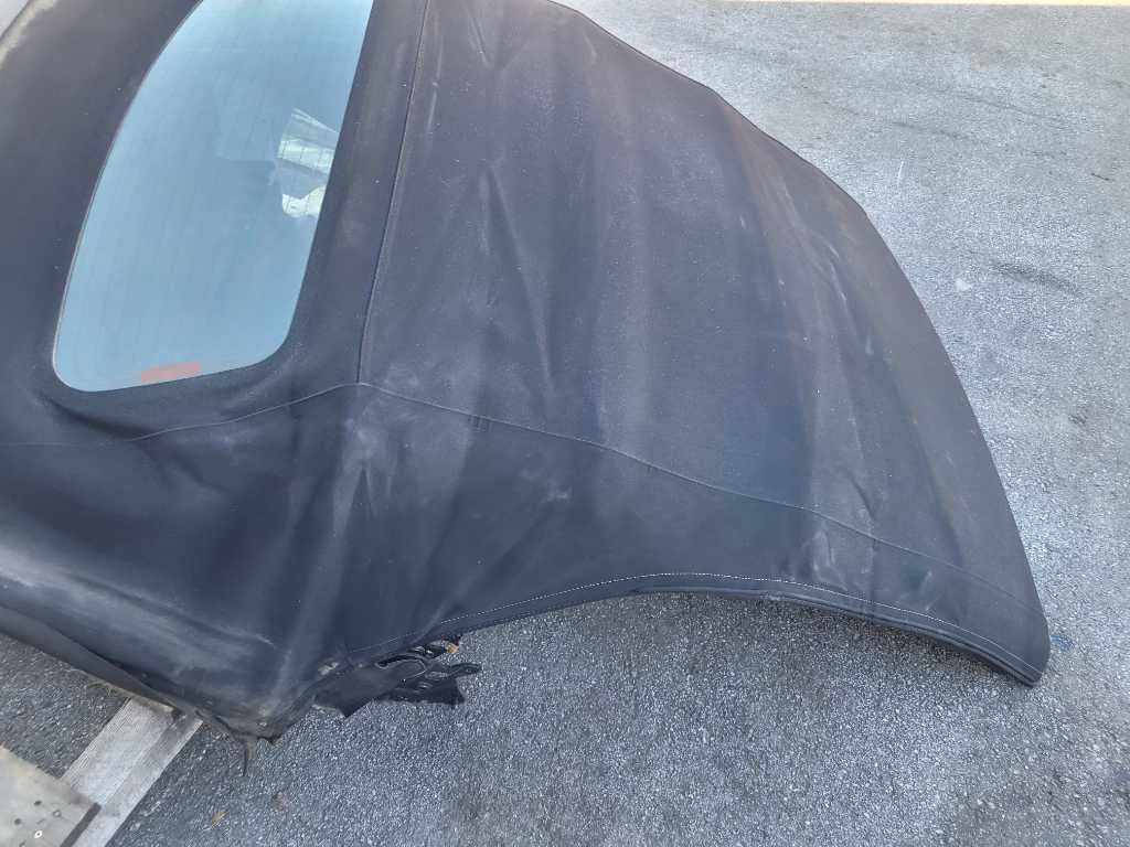 2008-2014 Ford Mustang GT Convertible Top Vinyl Frame Shell Cloth Black 2639 - The Parts Farm