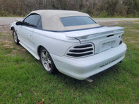 1994-1998 Ford Mustang GT Cobra Driver Left LH Lower Kick Panel Trim Red 2631 - The Parts Farm
