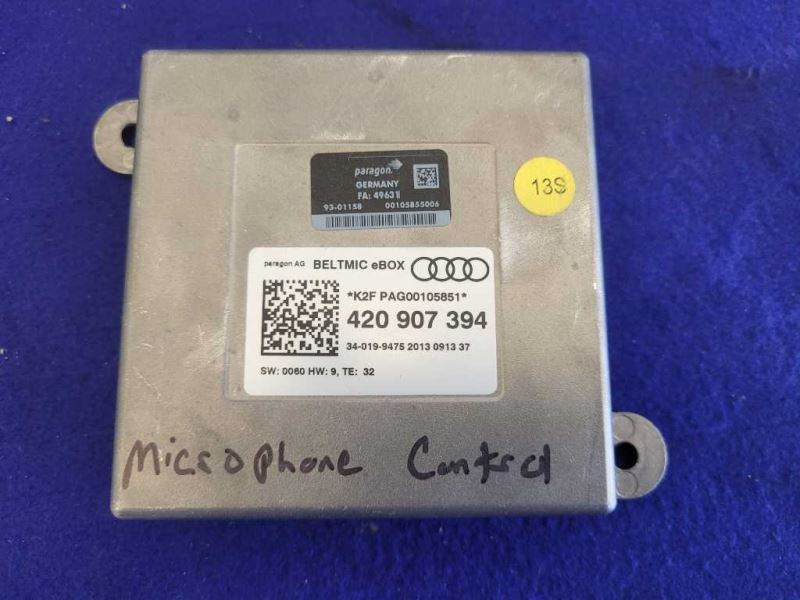 2014 Audi R8 V10 Coupe Microphone Control Module Unit 2136 - The Parts Farm