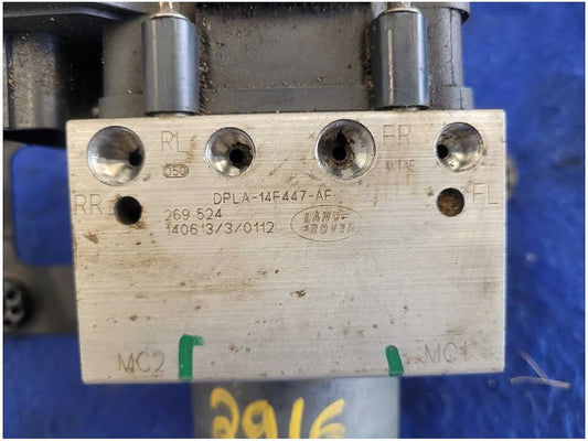 2014 Land Range Rover ABS Anti-Lock Brake Module Pump 2916
