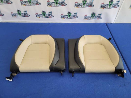2015-2017 Ford Mustang GT S550 Coupe Upper Seat Beige Cushion Rear Back 2616 - The Parts Farm