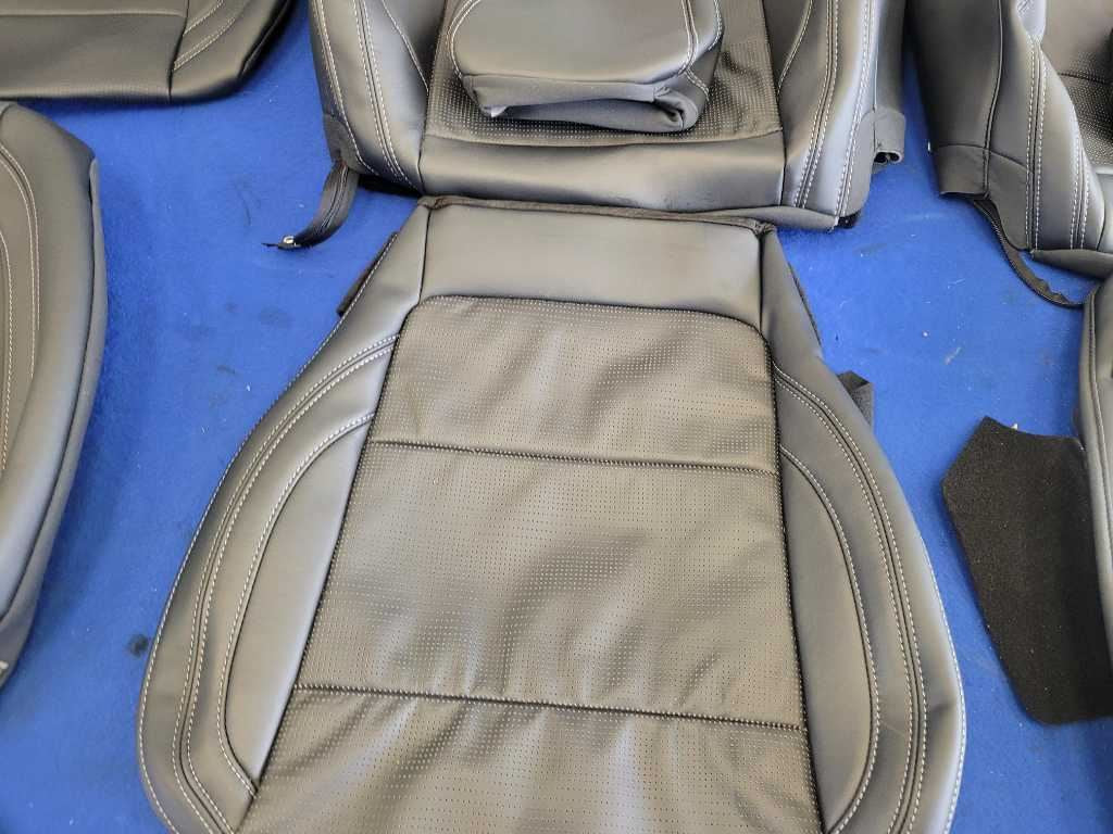 2024 Ford Mustang GT S650 Coupe Set Seat Covers Leather Bucket Front Back M24 - The Parts Farm