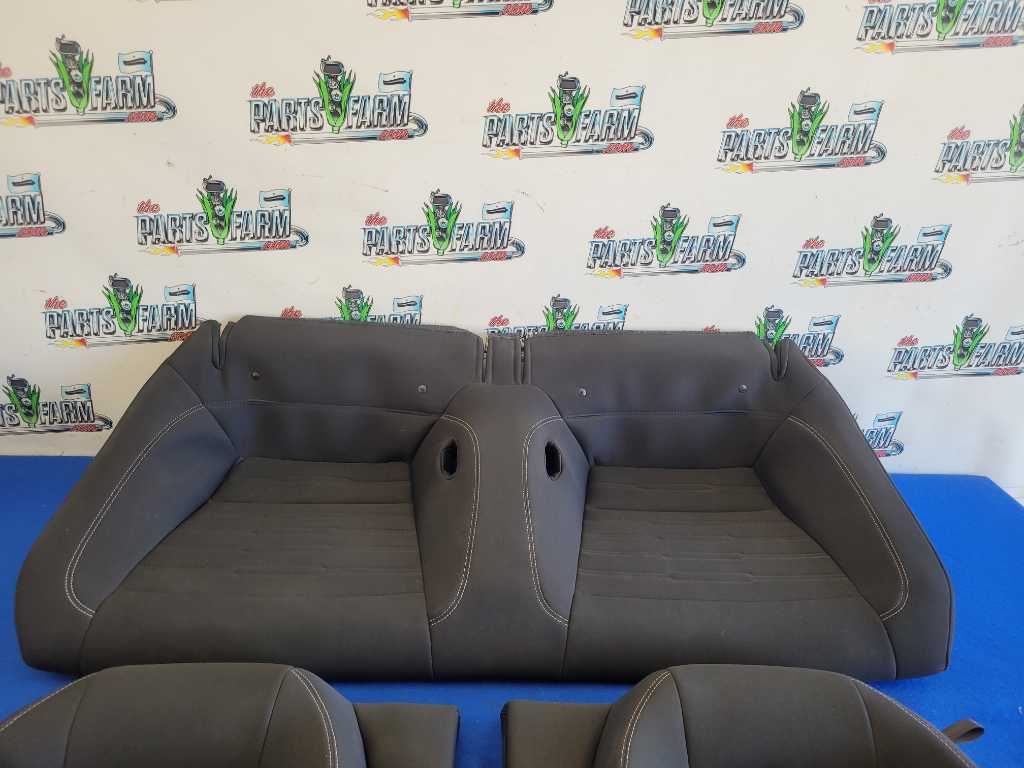 2015-2017 Ford Mustang GT S550 Rear Coupe Cloth Seats Seat Upper Lower 2643 - The Parts Farm