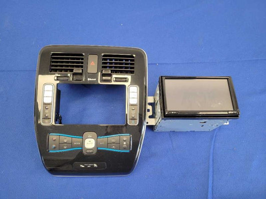 2011-2012 Nissan Leaf Radio Screen Bezel Surround Receiver Center 1856 - The Parts Farm