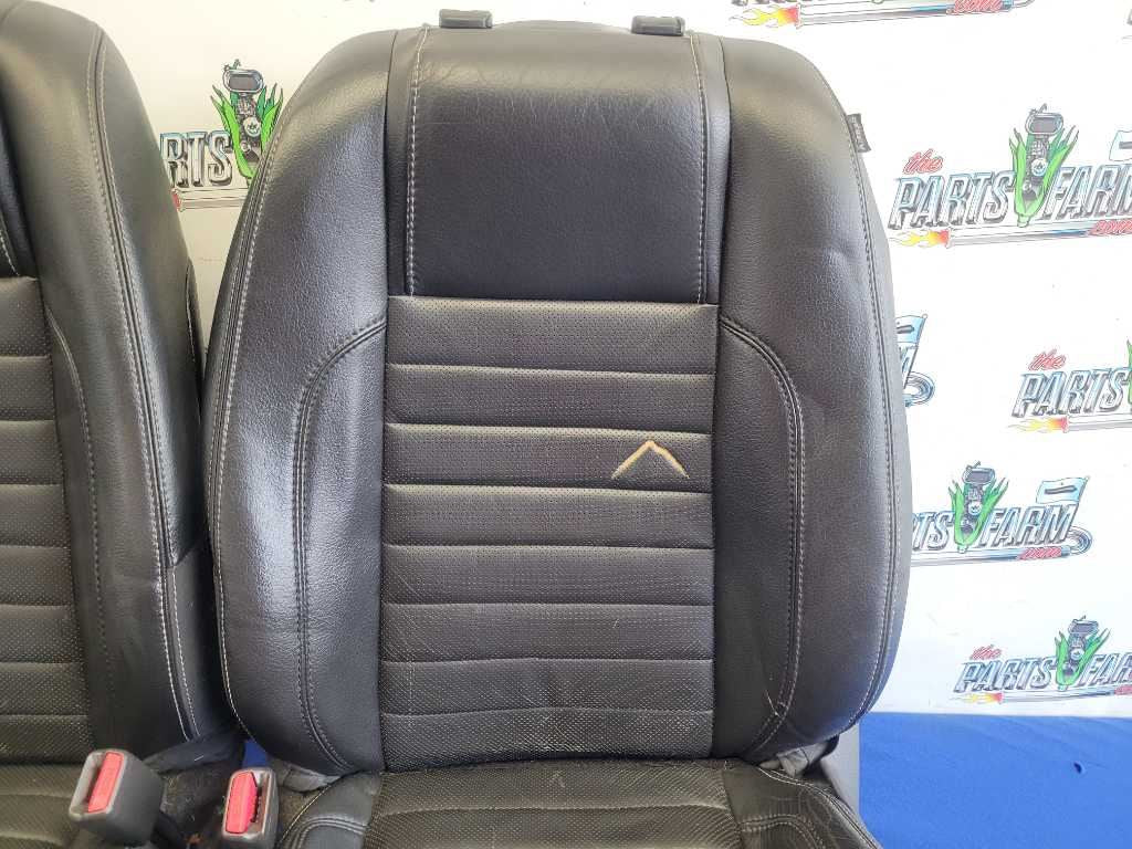 2010-2012 Ford Mustang GT Set Coupe Seats Front Back Leather *Ripped* 2653 - The Parts Farm