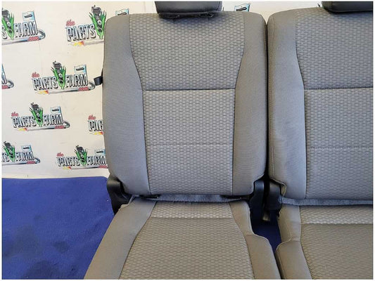 2015-2017 Ford F150 F-150 Truck Crew Cab Rear Cloth Gray Seats Bucket 2847