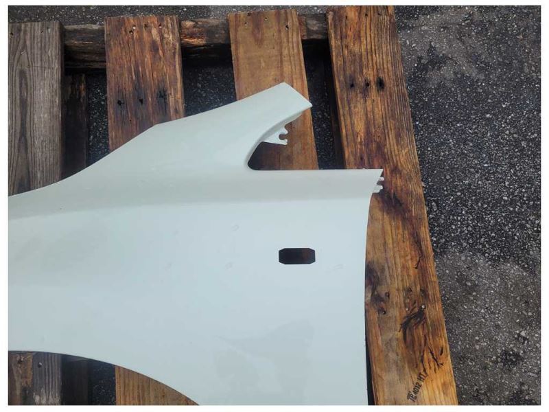 2011-2012 Nissan Leaf Driver Left Front Fender Body Paint QX1 1856 - The Parts Farm