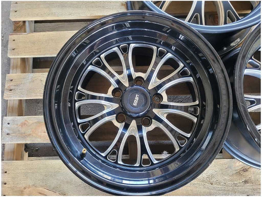 1994 Ford Mustang GT Jegs SSR Spike Wheels 17x7 Front 15x8 Rear *Read 2646