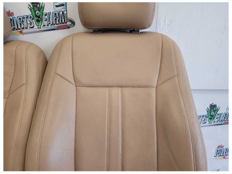 2015-2017 Ford F150 F-150 Truck Set Seats Beige Bucket Covers Crew Cab 2615 - The Parts Farm