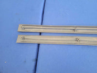 1990 Ford Mustang ASC Mclaren Convertible Pair Scuff Door Sill Plates Blue 2603 - The Parts Farm