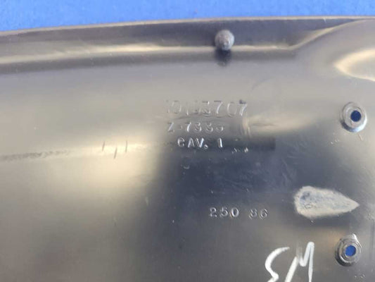 1996 Chevrolet Corvette Rear Coupe Trunk Latch Panel Trim Cover Black 2550
