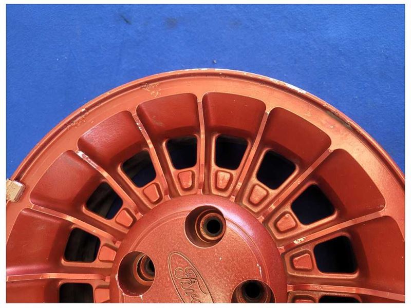 1987-1993 Ford Mustang GT 5.0L Turbine Wheel 15x7 Spoke Paint Red 2299 - The Parts Farm