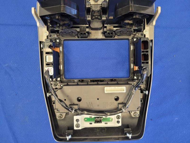 2011-2012 Nissan Leaf Radio Screen Bezel Surround Receiver Center 1856 - The Parts Farm