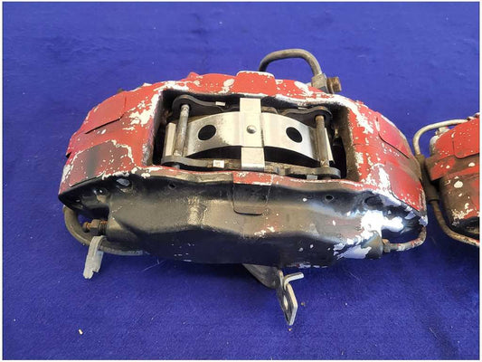 2011-2014 Ford Mustang GT Pair Front Brakes Calipers Pads Hoses *Read* 2721