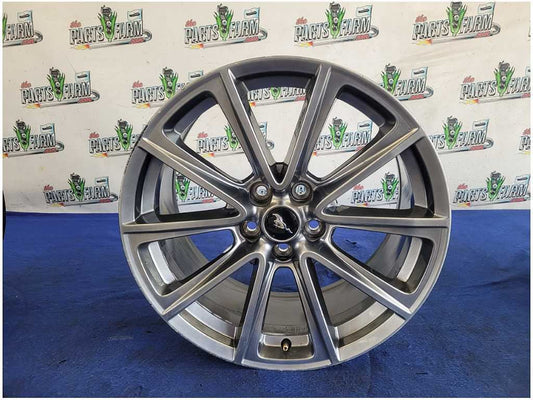 2015-2023 Ford Mustang GT Set Wheels 19x8.5 Silver Spoke Rim *Scuffs 2860