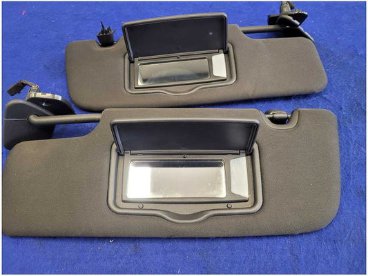 2012-2014 Ford Mustang GT Coupe Pair Front Sun Visors Shade Homelink 2795
