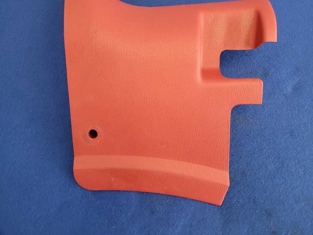 1994-1998 Ford Mustang GT Cobra Driver Left LH Lower Kick Panel Trim Red 2631 - The Parts Farm