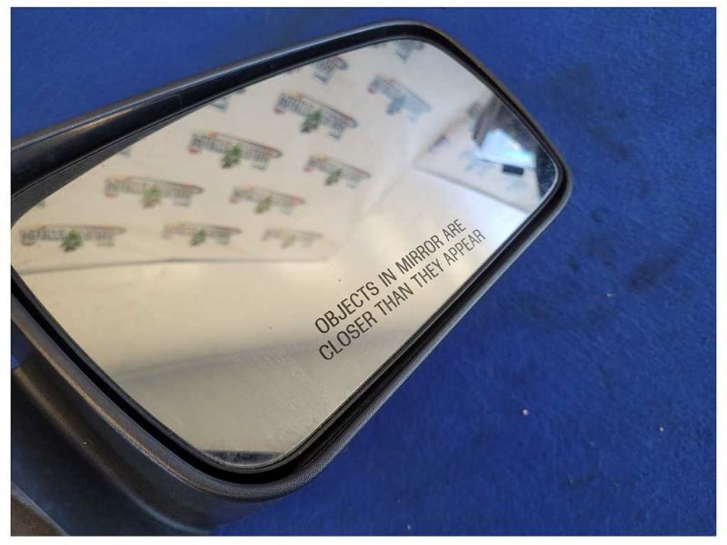 2005-2009 Ford Mustang GT 4.6L Passenger RH Outer Rear View Mirror Textured 2621 - The Parts Farm