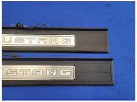 2015-2023 Ford Mustang GT S550 Pair Door Sill Plates Lighted Scuff 2610 - The Parts Farm