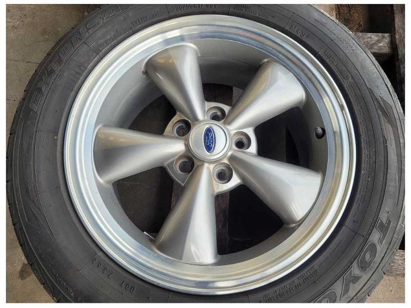 2005-2009 Ford Mustang GT S197 Wheel 17x8 Spoke Silver Paint Tire 2600 - The Parts Farm