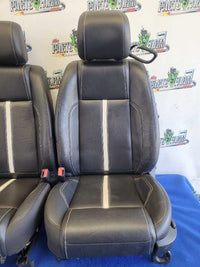 2013-2014 Ford Mustang GT Set Seats Leather Convertible Leather Black 2633 - The Parts Farm