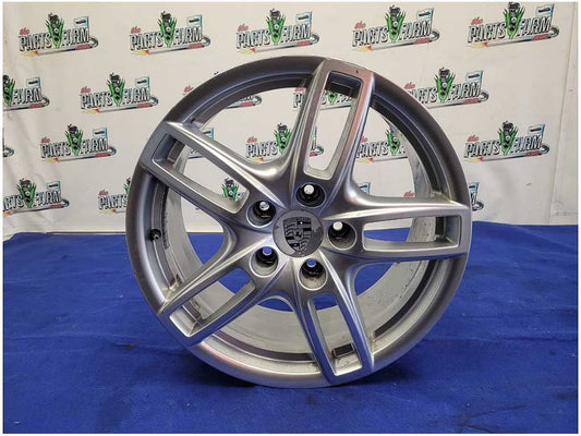 2011-2018 Porsche Cayenne Set Wheels 19x8.5 Double Spoke Rim *Scuffs* 2518