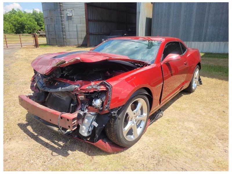 2010-2015 Chevrolet Camaro SS Passenger Front Door Coupe Shell Paint Maroon 2592 - The Parts Farm
