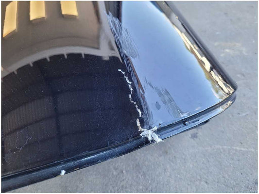 1997-2004 Chevrolet Corvette FRC Passenger Front Door Shell Black *Cracked* 2814