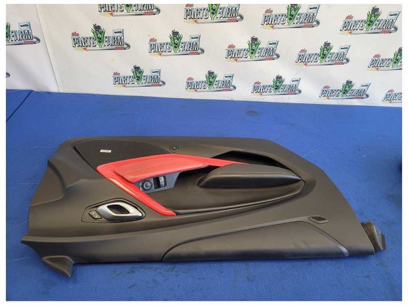 2019-2024 Chevrolet Camaro SS Coupe Pair Door Panels Card Red Black 2628 - The Parts Farm
