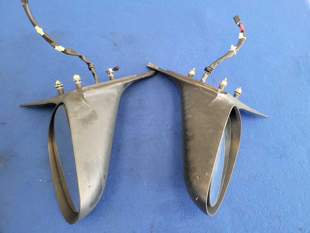 1994-1995 Ford Mustang GT Convertible Pair LH RH Rear View Mirrors Black 2631 - The Parts Farm