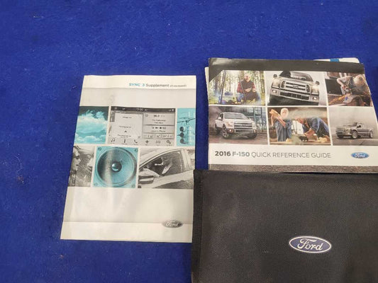 2016 Ford F150 4x4 Pickup Truck Owner's Manual Booklet Pamphlet Black Cover 2789