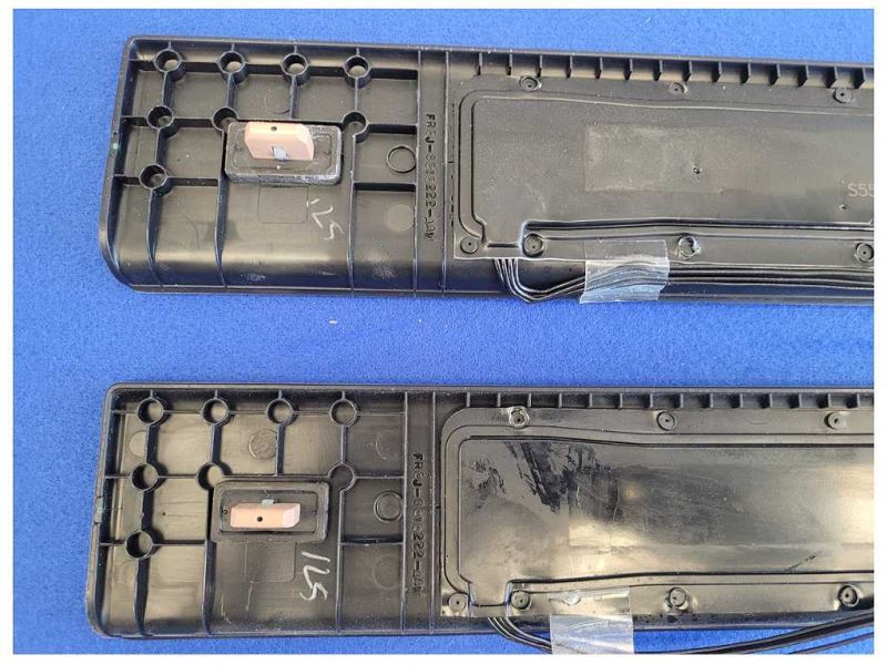 2015-2023 Ford Mustang GT S550 Pair Door Sill Plates Lighted Scuff 2610 - The Parts Farm