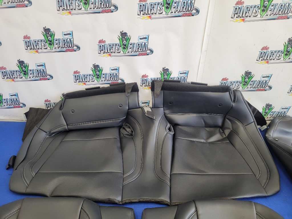 2024 Ford Mustang GT S650 Coupe Set Seat Covers Leather Bucket Front Back M24 - The Parts Farm