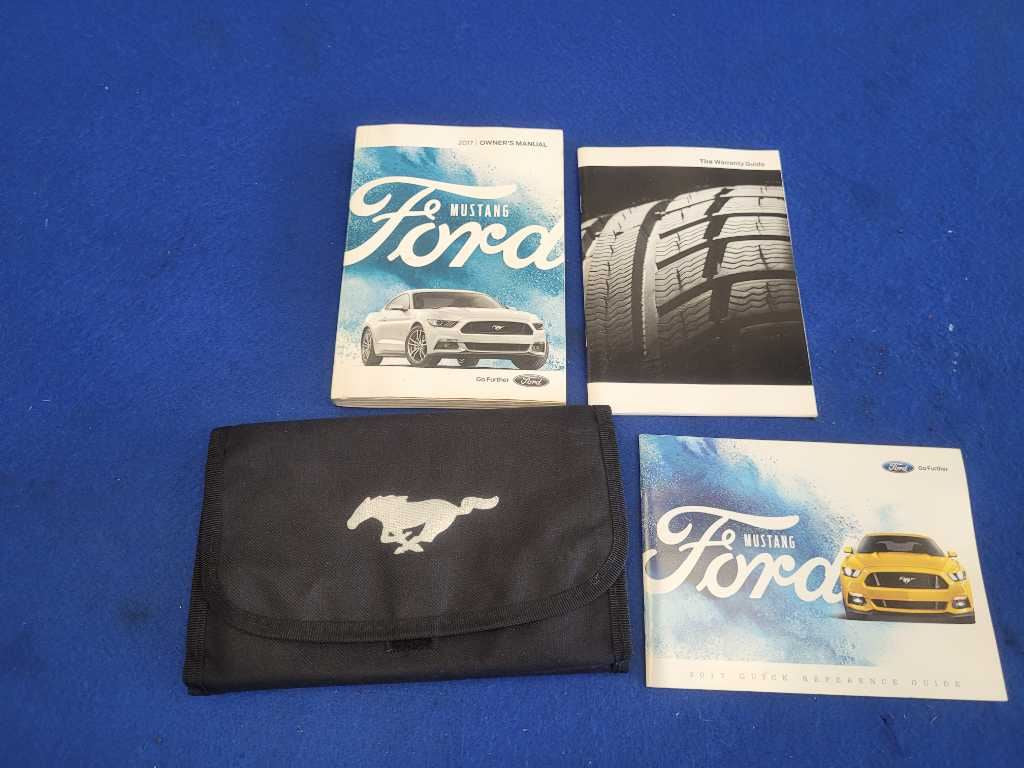 2017 Ford Mustang EcoBoost S550 Owner's Manual Booklet Pamphlet Book Cover 2652 - The Parts Farm