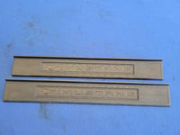 2015-2023 Ford Mustang EcoBoost Pair Door Sill Plates Non Lighted Scuff 2652 - The Parts Farm