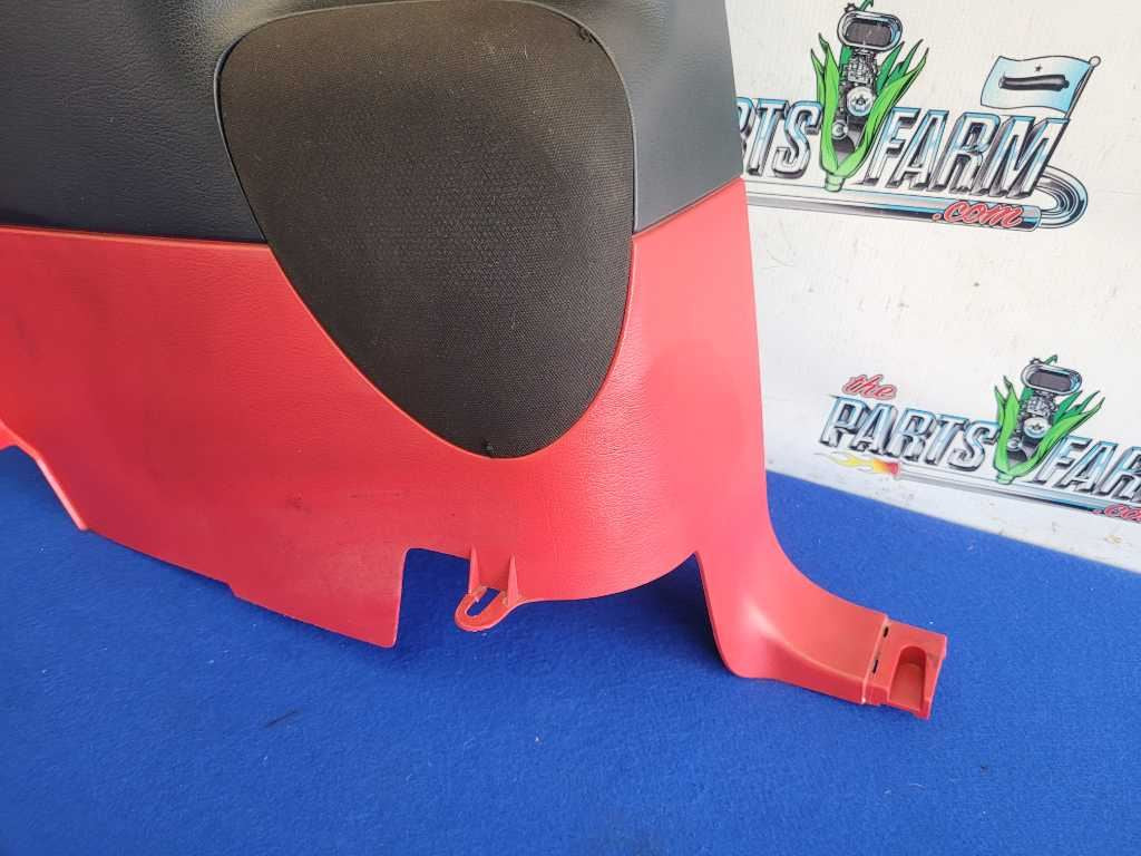 1994-1995 Ford Mustang GT Convertible Driver LH Rear Quarter Trim Red 2631 - The Parts Farm