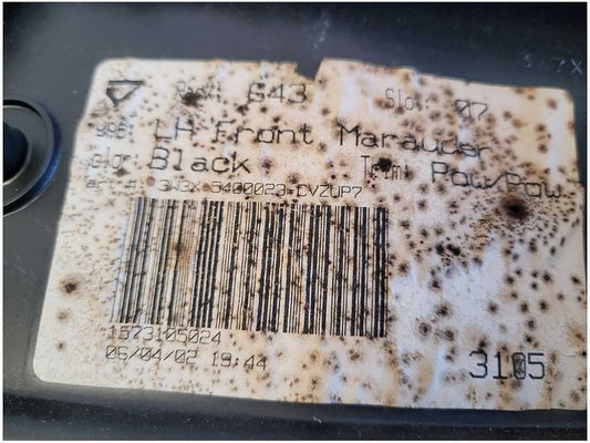 2003-2004 Mercury Marauder Driver Left Front Door Panel Card Charcoal 2813