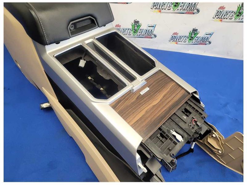 2015-2017 Ford F150 F-150 Pickup Truck Center Console Floor Shifter Tan 2617 - The Parts Farm