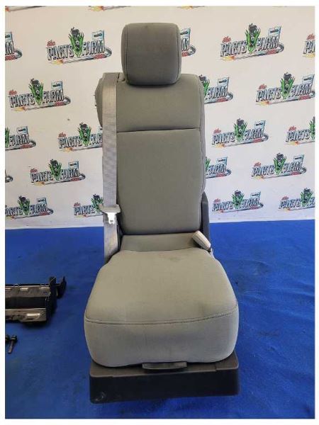 2015-2020 Ford F150 Pickup Truck Front Seat Bench Center Split Gray Cloth 2476 - The Parts Farm