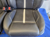 2013-2014 Ford Mustang GT Set Seats Leather Convertible Leather Black 2633 - The Parts Farm