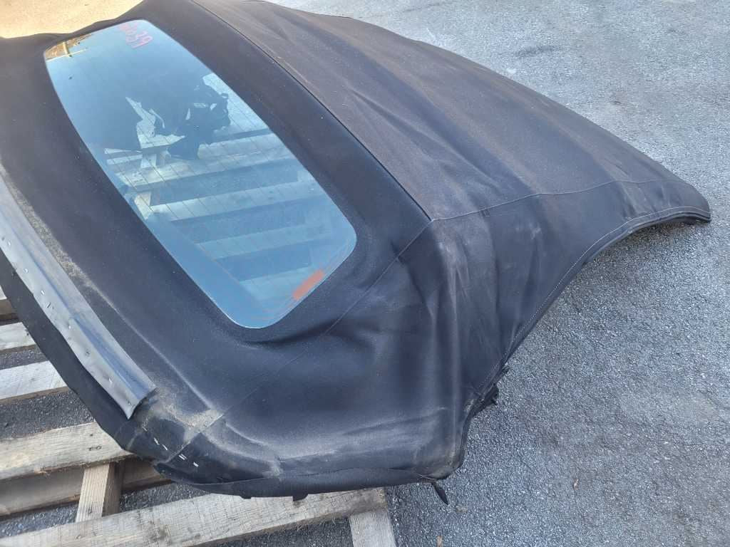 2008-2014 Ford Mustang GT Convertible Top Vinyl Frame Shell Cloth Black 2639 - The Parts Farm