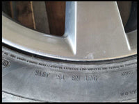 2010-2015 Chevrolet Camaro SS Rear Wheel 20x9 Rear 5 Spoke Silver Paint Tire - The Parts Farm