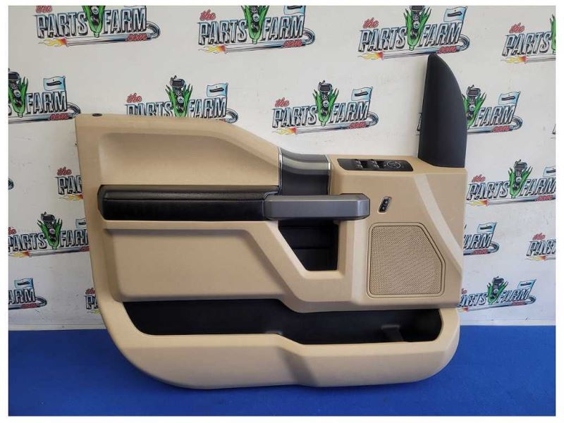 2015-2017 Ford F150 F-150 Pickup Truck Set Door Panels Beige Black Crew Cab 2615 - The Parts Farm