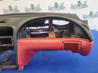 1994-1995 Ford Mustang GT 5.0L Dashboard Panel Cover Black Red 2631 - The Parts Farm