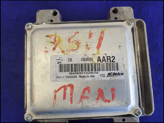 2011 Chevrolet Camaro SS 6.2L ECU Engine Control Unit M/T 12639269