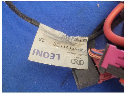 2014 Audi R8 V10 Coupe Harness Interior Body Wire Plug *Parts Only* 2136