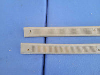 1990 Ford Mustang ASC Mclaren Convertible Pair Scuff Door Sill Plates Blue 2603 - The Parts Farm