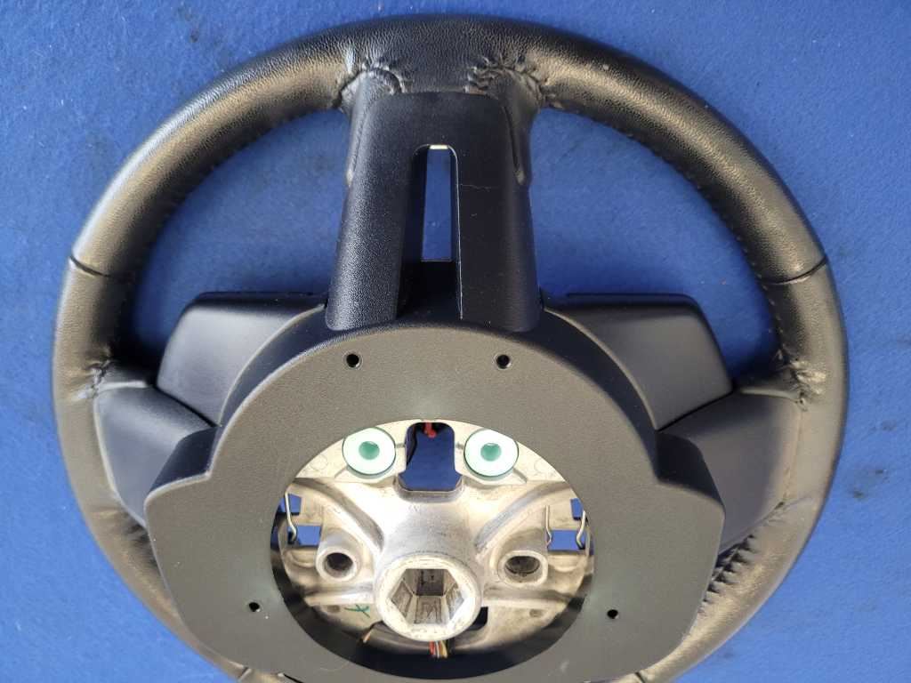 2015-2017 Ford Mustang EcoBoost S550 Steering Wheel Leather M/T Driver 2652 - The Parts Farm